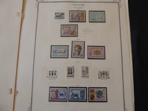 Vietnam 1963-1972 (MNH) Stamp Collection on Scott Spec Album Pages