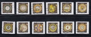 France 2019 Sc#5726-5737 Notable Ceramic Plates Used