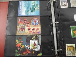 CUBA(2002-2008), Stamp Collection in stock pages(Kenmore binder)