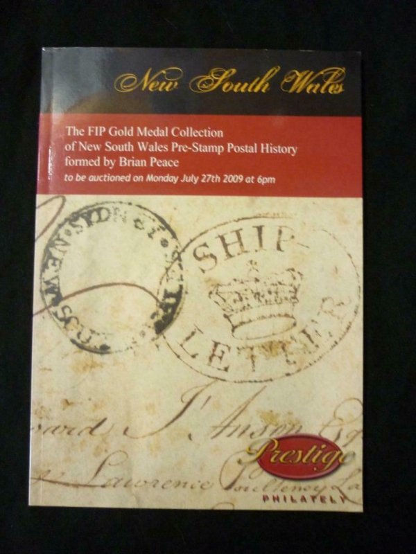 PRESTIGE AUCTION CATALOGUE 2009 NEW SOUTH WALES 'BRIAN PEACE' COLLECTION