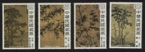 Taiwan Ancient Chinese Paintings 4v 1979 MNH SG#1274-1277 MI#1311-1314