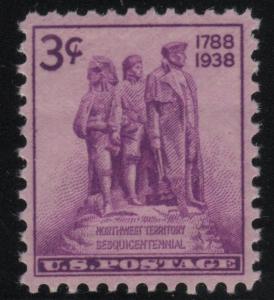 Scott 837 3c Northwest Territory Sesquicentennial