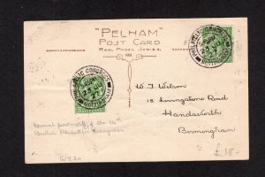 1927 PHILATELIC CONGRESS CANCELS ON POSTCARD