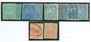 Colombia #129/130/130a/131/ Used Single