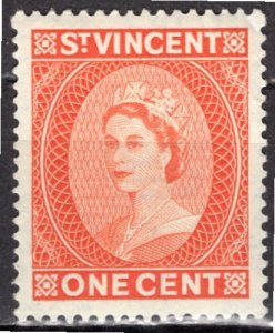 St Vincent: 1955; Sc. #186, MLH Single Stamp