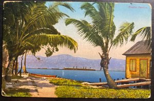 1936 Guatemala SS Musa Paqueboat United Fruit UFC PC Cover To Brooklyn USA