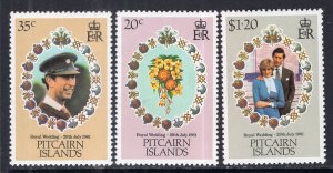 Pitcairn Islands 206-208 MNH VF