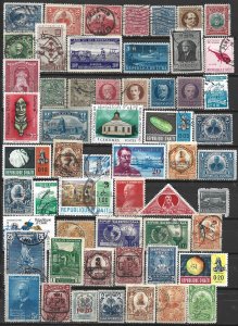 COLLECTION LOT 15203 CARRIBEAN 56 STAMPS