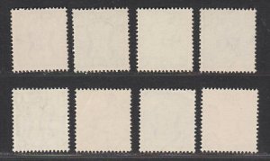 INDIA 1960s Capital of Asoka Pillar 阿育王彫柱 (8v, Perf. 14 1/2 x 14) MNG