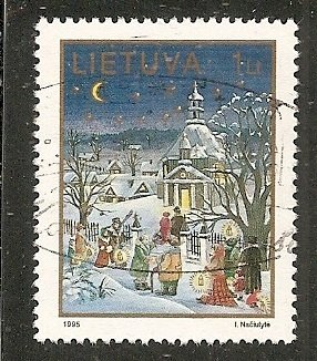 Lithuania   Scott  528   Christmas       Used