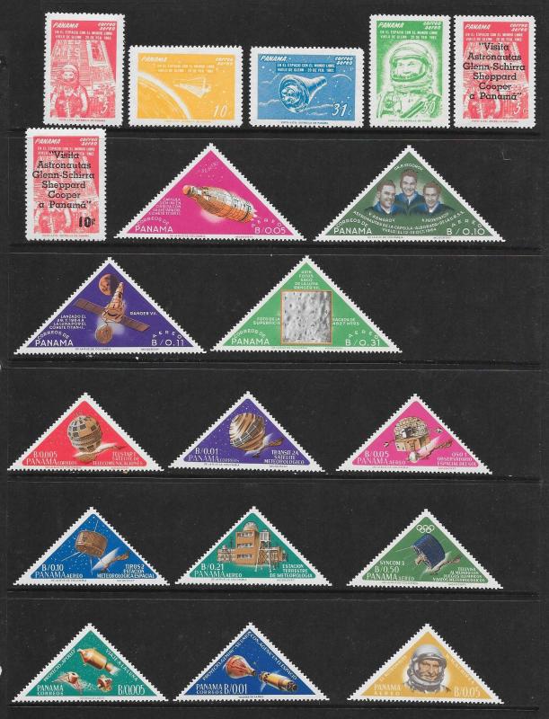 PANAMA & HUNGARY (115) Space Topical Stamps ALL Mint Never Hinged