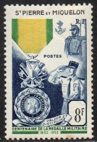 St. Pierre & Miquelon Sc #345 Mint Hinged