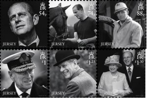 Jersey 2021 MNH Stamps Scott 2418-2423 Death of Prince Philip Duke of Edinburgh