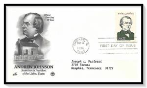 US #2217h Andrew Johnson FDC