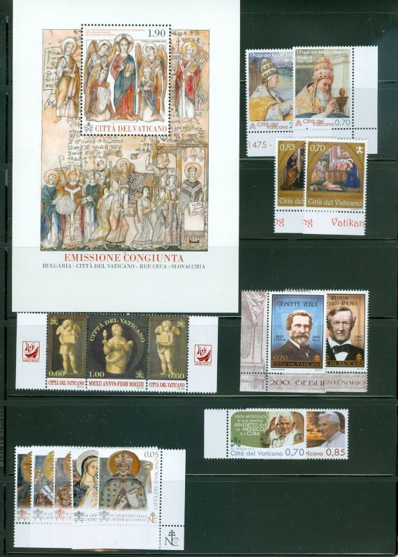 Vatican City 2013 Compete MNH Year Set