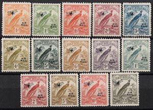 NEW GUINEA 1931 Dated Bird Airmail set ½d-£1. MNH **.