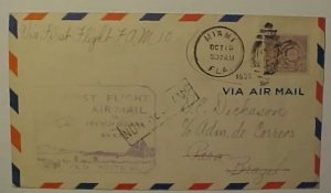 US FLIGHT MIAMI OCT 15,1930 B/S BRAZIL