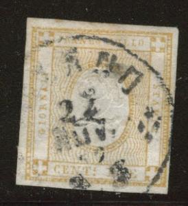 ITALY Scott P1 Used Newspaper stamp 1862 CV $110