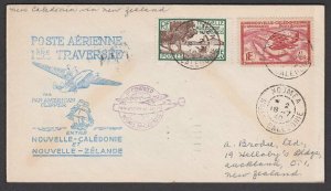 NEW CALEDONIA 1970 cover to New Zealand - TONTOUTA cds......................Y588