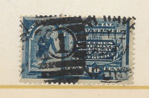 U.S. #E2 The 1888 10 Cent Special Delivery F-VF Centering Used C.V. $45.00