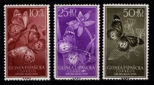 Spanish Guinea 1958 Colonial Stamp Day, Set [Unused]