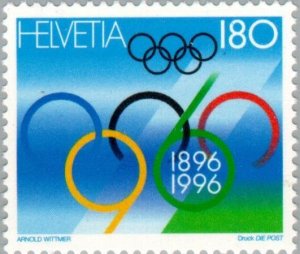 Switzerland 1996 MNH Stamps Scott 972 Sport Olympic Games