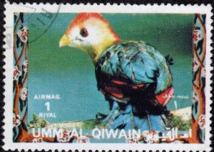 Umm al Qiwain sw1468 - Cto - 1r Red-crested Turaco (1972)