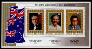 Cook Islands 879 MNH Prime Ministers, Flags