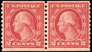 US Stamps # 454 MNH XF Mint State Pair Scott Value $360.00