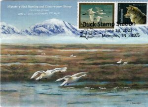 RW90 -FDC - 2023-24 Migratory Bird Hunting and Conservation - Wally Jr Cachet #5