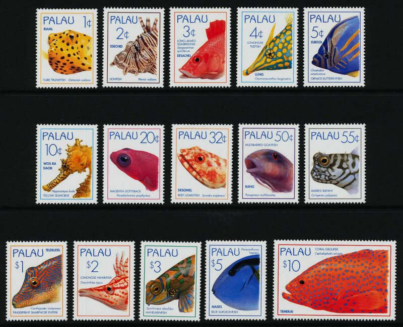 Palau 351-65 MNH Fish