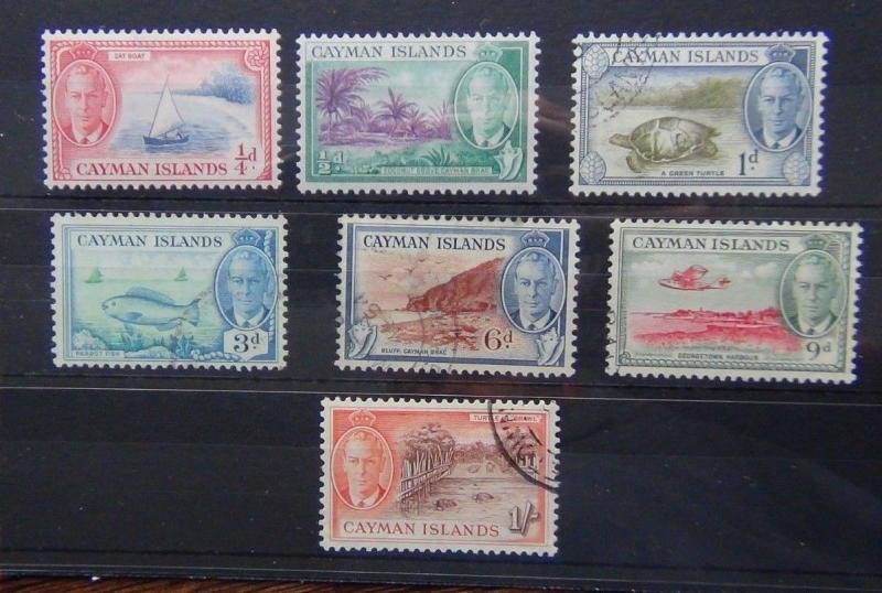 Cayman Islands 1950 values to 1s Used