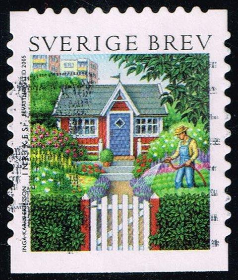 Sweden #2511d Man Watering Garden; Used (1.50)