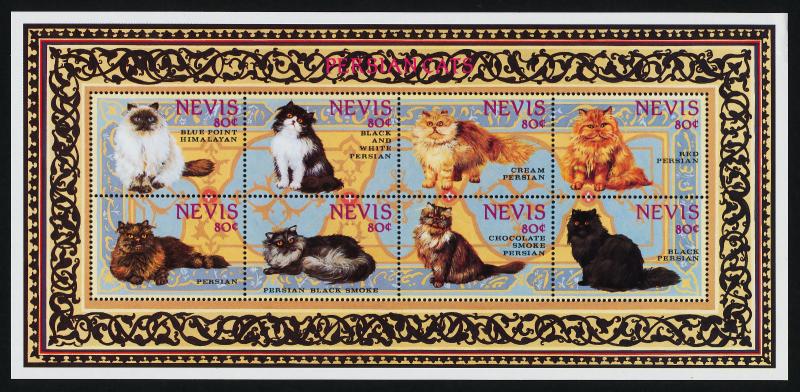 Nevis 852 MNH Cats