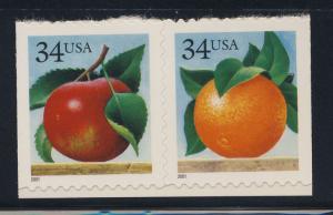 3494a MNH pair from booklet