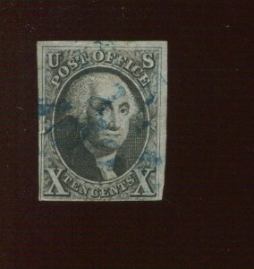 2 Washington Used Stamp with Nice Blue Cancel (Bx 565)