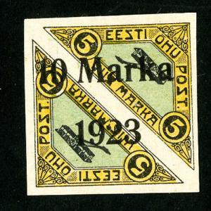 Estonia Stamps # C7 Superb OG LH Signed Scott Value $550.00