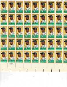 Jackie Robinson Baseball 20c US Postage Sheet #2016 VF MNH