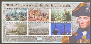 Solomon Islands #992-95 Battle of Trafalgar, 200th Anniversary