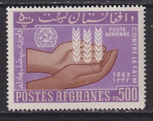 1963 Afghanistan Freedom from Hunger 500p issue MNH Sc# C45 CV: $1.10 Stk #1