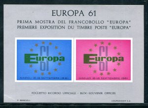 Europe 1961 Souvenir Sheet
