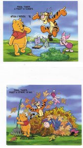 Antigua & Barbuda 1998 Winnie the Pooh Cartoon 3 S/S Sc 2152-2154 MNH C2 2 scans