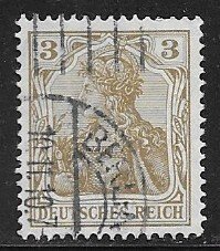 Germany Sc #81   Mi#84I Used L68