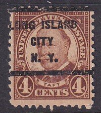 United States (1930) Sc 685 (1) used, precancel Long Island City NY