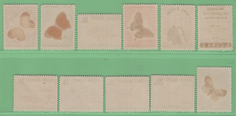 $Cuba Sc#608-609, C185-C191, E26-E27 M/NH/VF, complete set, Cv. $87.50