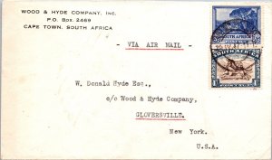 1947 South Africa - Wood & Hyde Company, Inc - F37986