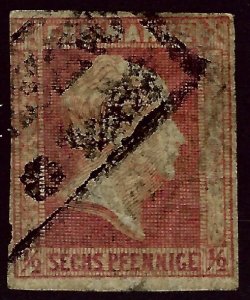 German Prussia SC#2 Used F-VF SCV$52.50...Worth a Close look!!