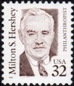 United States 2933 - Mint-NH - 32c Milton S. Hershey (1995) (cv $0.75)