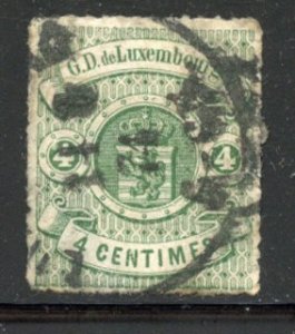 Luxembourg # 16, Used. CV $ 24.00