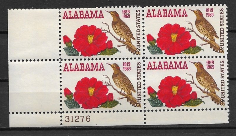 1969 Sc1375Alabama Statehood 150th Anniversary MNH PB4